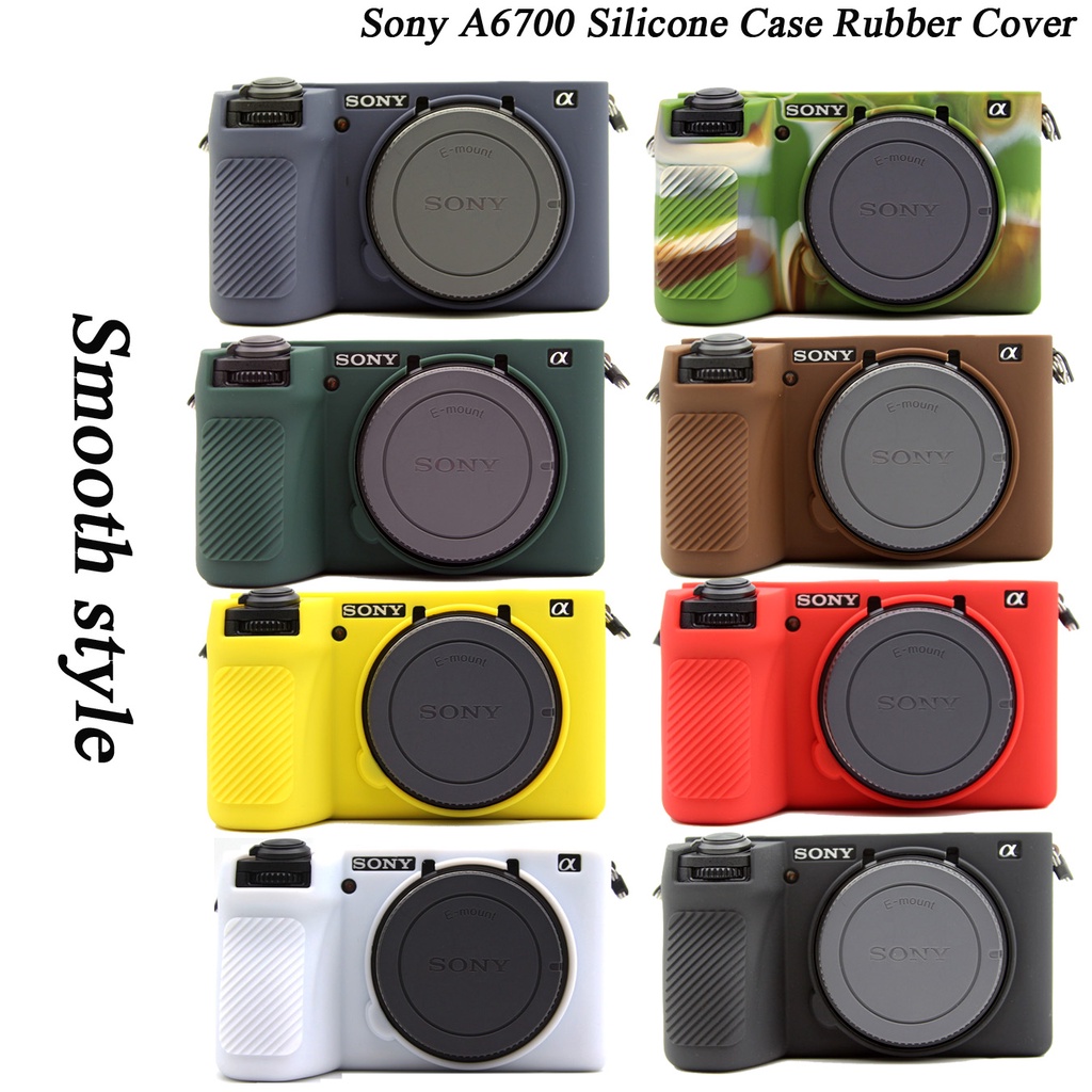 เคสกระเป๋าใส่กล้อง แบบยางซิลิโคน สําหรับ Sony A6700 A6700