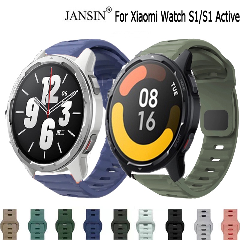 สาย Xiaomi Watch S1 S1 Active สายนาฬิกา สายนาฬิกา ซิลิโคน สำหรับ Xiaomi Watch s1 s1 active สมาร์ทวอทช์