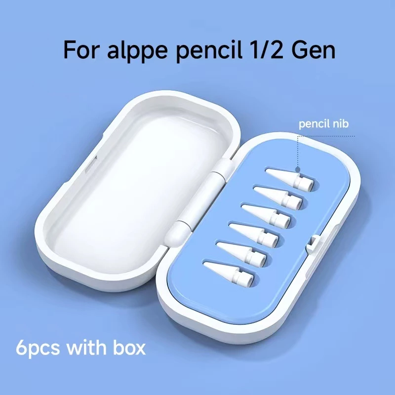 Atowin ปลายดินสอ คุณภาพสูง แบบเปลี่ยน สําหรับ Pencil 2 1 Gen for i-P-a-d Pro 6 ชิ้น