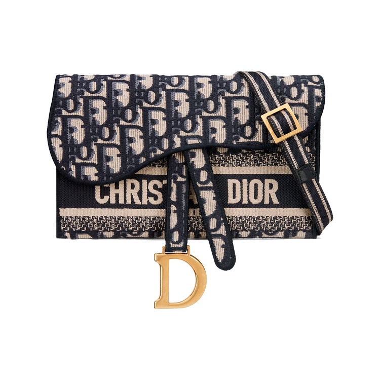 ดิออร์ DIOR saddle clutch bag กระเป๋าสตางค์ผู้หญิงใบยาวกระเป๋าสะพาย