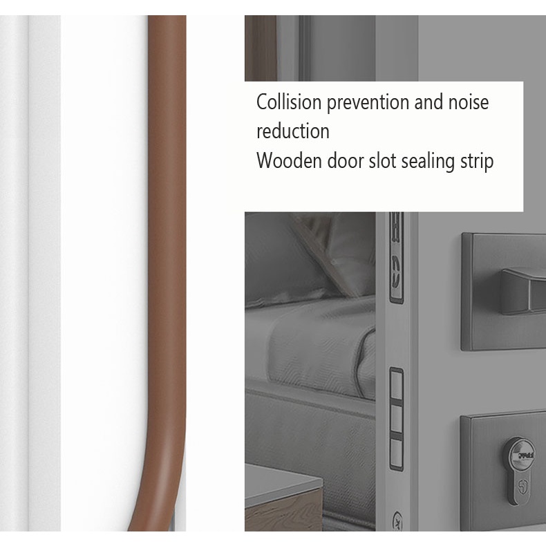 แถบซีลประตูไม้ กันลม กันเสียงรบกวน 5 เมตร - รูปที่ 4