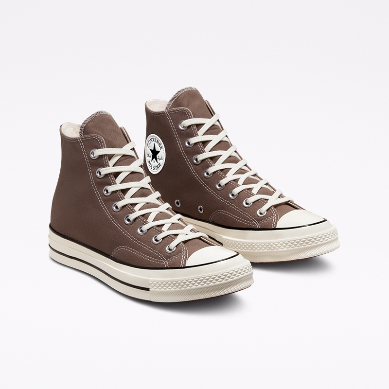 Converse 1970s สีกาแฟรองเท้าผ้าใบคุณภาพสูงเชือกผูกรองเท้าคู่รองเท้าผ้าใบนักเรียนยาง Soled Unisex (ซ