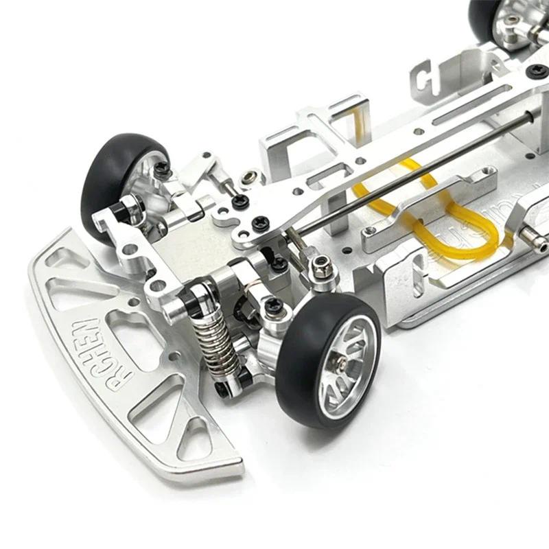 Drift Wheels ชุดผิวยาง Drift สําหรับ WLtoys 284131K969 K989 Iw04m MINI-Q MINI-Z RC รถดัดแปลงโลหะอัพเ