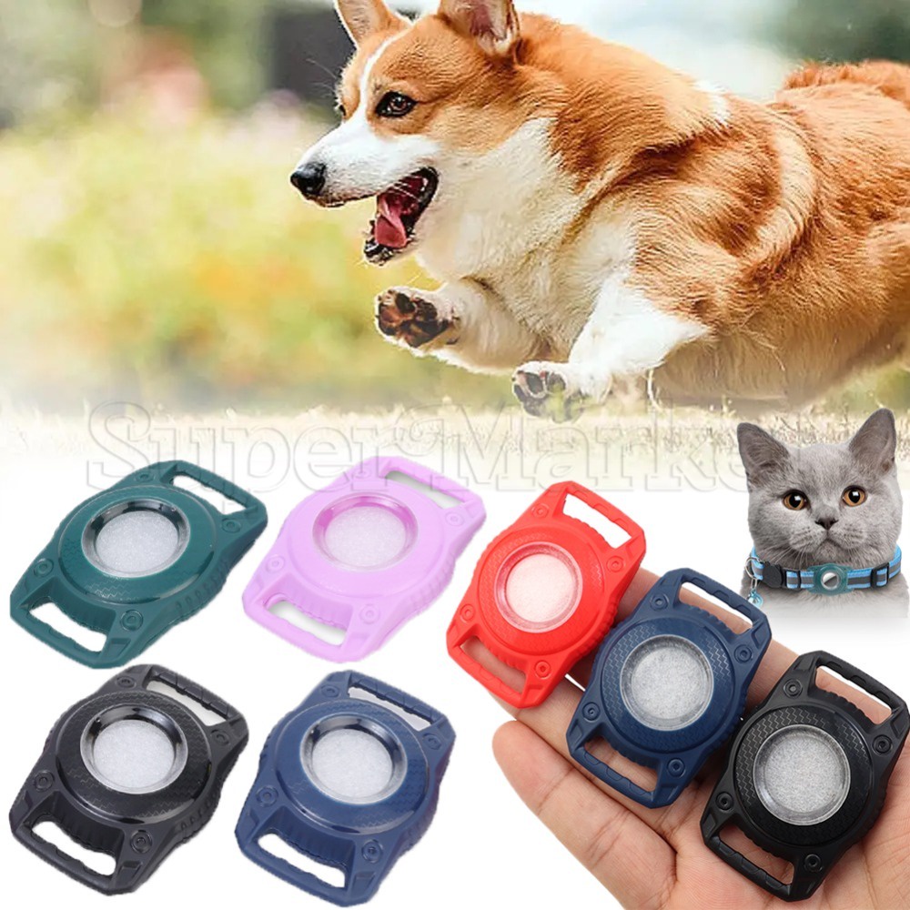 [ Featured ] ปลอกคอสุนัข แมว - เคสป้องกัน Airtag - เคสกันน้ํา - ที่ใส่สัตว์เลี้ยง - ตัวป้องกัน GPS - ฝาครอบ Airtag ป้องกันการสูญหาย - สําหรับกระเป๋าเป้สะพายหลังที่สําคัญ