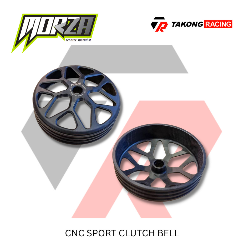 Morza Racing CNC Sport Clutch Bell - NVX V1 / NVX V2 / NMAX V1 / NMAX V2