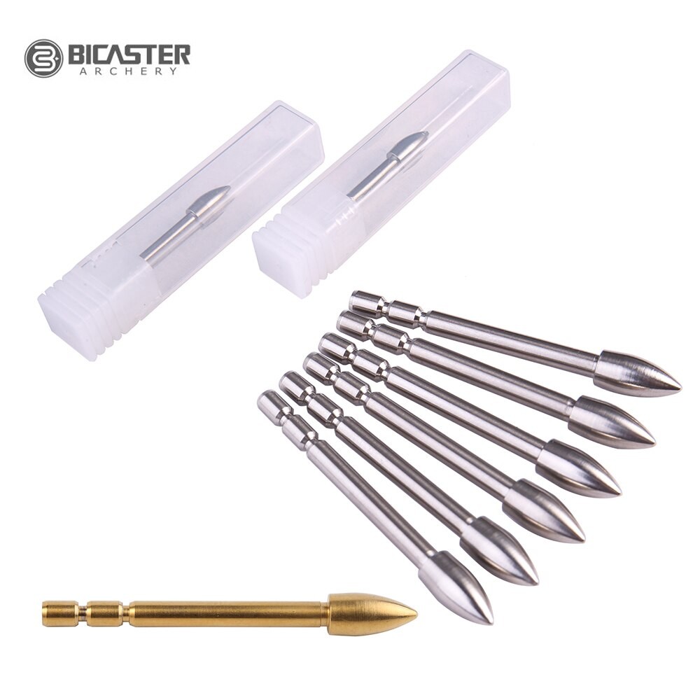 3 ชิ้น Bicaster เหล็กทังสเตน Glue-in Point 120 ธัญพืชสําหรับ X10 และเพลา 3.2 มม. อื่นๆ