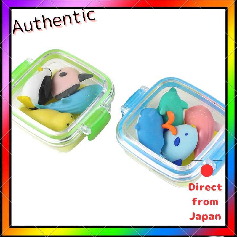 Iwako Marine Themed Eraser Set - 10 ชิ้น
