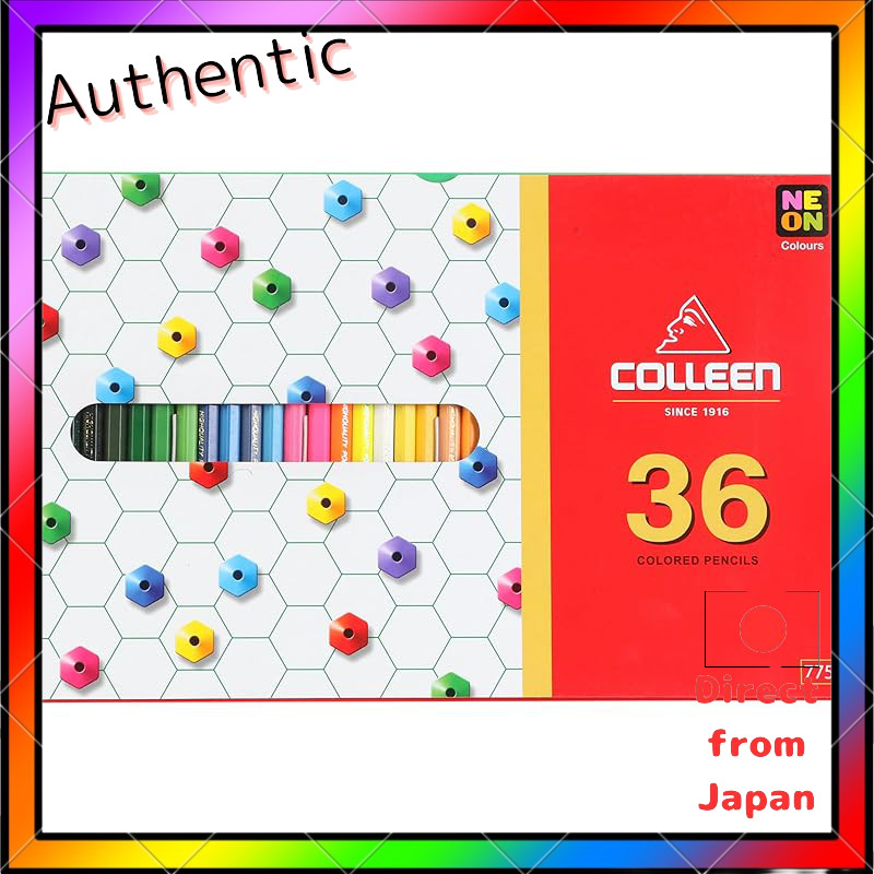 ดินสอคอลลีน775หกเหลี่ยม36ดินสอสีในกล่องกระดาษแข็ง775-36
