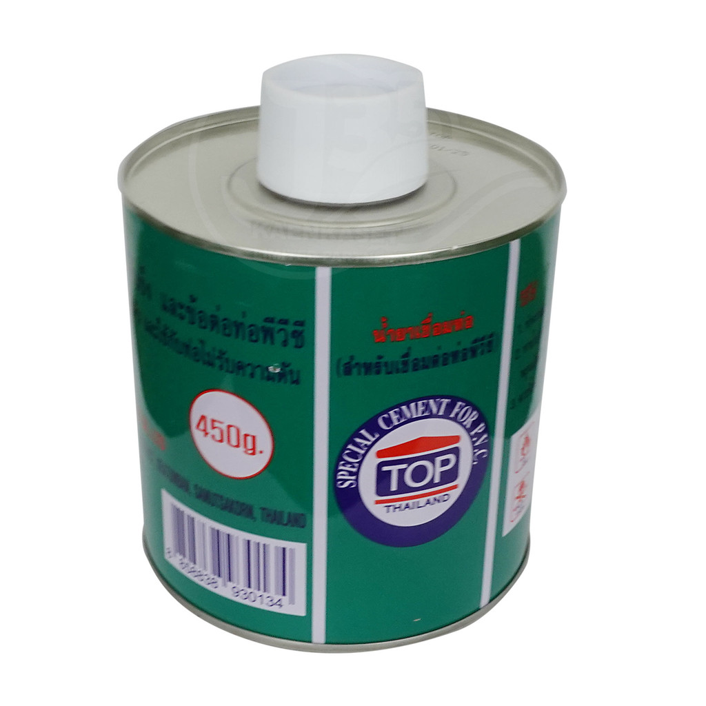 (1กระป๋อง)กาว PVC ตรา TOP 450 กรัม 1กระปุก น้ำยาประสานท่อ  กาวทาท่อพีวีซี รูปที่ 2