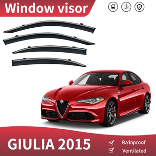 ที่บังแดดหน้าต่างรถยนต์ PC อุปกรณ์เสริม สําหรับ Alfa Romeo Giulia 952 2015+ 4 ชิ้น