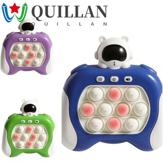 Quillan เกมคอนโซลกราวด์ฮอก กดเร็ว มีไฟ Led ขนาดเล็ก ของเล่นสําหรับเด็ก|ของเล่นสนุก สําหรับเด็ก