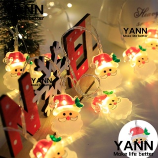 Yann1 สายไฟ LED 1.5 เมตร ใช้แบตเตอรี่ สําหรับตกแต่งต้นคริสต์มาส สวนกลางแจ้ง DIY