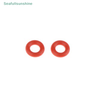 Seaf&gt; โอริงซิลิโคน เกรดอาหาร สีแดง สําหรับเครื่องชงกาแฟ 10 ชิ้น