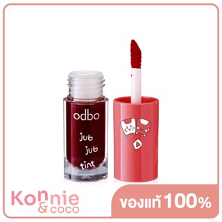 ODBO Jub Jub Tint 3g #OD576-01 Red ลิปทินท์ลวดลายน่ารักๆ มาพร้อมหัวแปรงในตัวให้สัมผัสที่นุ่มนวล ดุจกำมะหยี่.