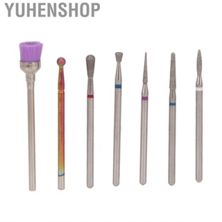 Yuhenshop Nail Grinding Head Tungsten Steel Drill Bits for Salon