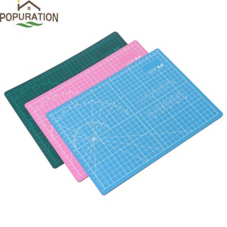 Pop ไม้บรรทัดพลาสติก ขนาด A4 เครื่องเขียน สําหรับตัดกระดาษแข็ง สเกล A4