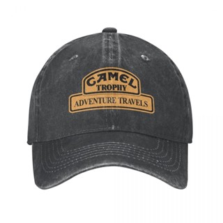 หมวกเบสบอล ผ้าฝ้าย ลาย Dad Camel Trophy แฟชั่นฤดูใบไม้ผลิ และฤดูใบไม้ร่วง สไตล์วินเทจ เหมาะกับการเดินทางกลางแจ้ง