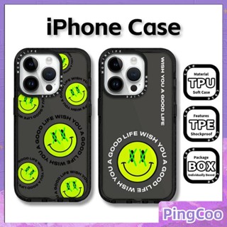 Pingcoo - เข้ากันได้สำหรับ เคส iphone 11 เคสไอโฟน เคสไอโฟน11 เคสเคสใสเคสหนากันกระแทกป้องกันกล้องกรอบสีดำเรียบง่ายหน้ายิ้มเข้ากันได้กับ iPhone 14 PRO MAX 13 12 PRO MAX XR XS MAX 7 8 PLUS