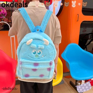 Okdeals กระเป๋าเป้สะพายหลัง กระเป๋านักเรียน ลายการ์ตูนน่ารัก สําหรับเด็ก