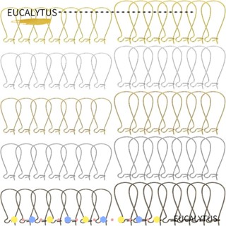 Eutus ตะขอต่างหู โลหะผสม 12*25 มม. 16*38 มม. สําหรับทําเครื่องประดับ อุปกรณ์เครื่องประดับ