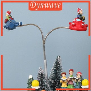 [Dynwave] ฟิกเกอร์เรซิ่น รูปอนิเมชั่น มีไฟ LED หมุนได้ สําหรับตกแต่งคริสต์มาส