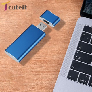 Tcuteit M.2 NGFF อะแดปเตอร์ไดรฟ์โซลิดสเตทภายนอก เป็น USB3.0 1TB สําหรับโซลิดสเตทไดรฟ์ 2230 2242 M.2