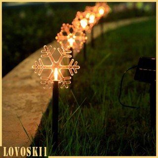 [Lovoski1] โคมไฟสตริง แนวสร้างสรรค์ สําหรับตกแต่งสวน สนามหญ้า ทางเดิน กลางแจ้ง