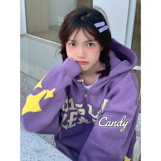 Candy Kids  เสื้อผ้าผู้ญิง แขนยาว เสื้อฮู้ด คลุมหญิง สไตล์เกาหลี แฟชั่น  Unique Beautiful Comfortable Stylish WWY239007S 36Z230909