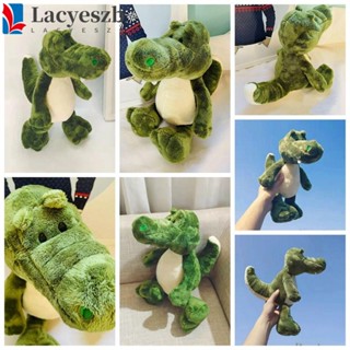 Lacyeszb ตุ๊กตาจระเข้ หมอนกอด ของเล่น ของขวัญคริสต์มาส สีเขียว