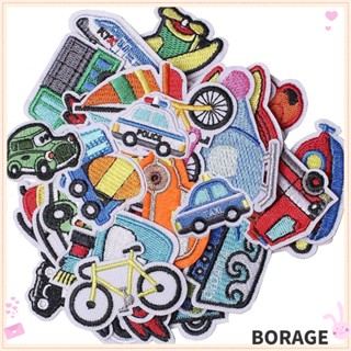 Borag แผ่นแพทช์ ปักลายน่ารัก สําหรับติดตกแต่งรถยนต์ 30 ชิ้น