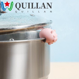 Quillan ที่วางหม้อ สุ่มสี ไก่ ทําอาหาร ซิลิโคน อุปกรณ์ครัว บ้าน จุกหก