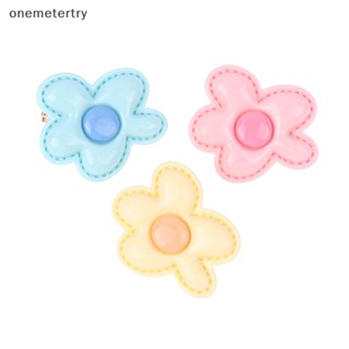 Onem ใหม่ กิ๊บติดผมหน้าม้า ลายดอกไม้ สีแคนดี้ สามมิติ เครื่องประดับ สําหรับผู้หญิง