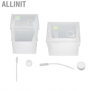 Allinit Reptiles Living Box Reptile Insect Enclosure Tank Mini Acrylic High Transparency Moisturizing Breeding Pet