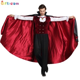 [0714]SHZW-COS-M Halloween Male Adult Vampire Festival Wizard Robe Monster Masquerade Show Costume Church Clothes Cosplay Gift  Animation  Comic  HYR8