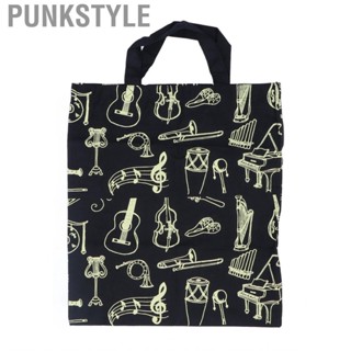 Punkstyle Cotton Bag Shoulder Tote  Shopping Instrument