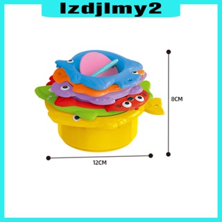 [Lzdjlmy2] ของเล่นอาบน้ํา ถ้วยซ้อน สําหรับเด็กผู้ชาย ผู้หญิง 2-4 ปี