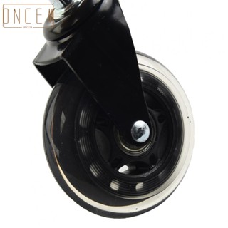 【ONCEMOREAGAIN】Upgraded Nylon Bracket 3 Inch PU Insert Rod Caster for Smooth Mobility