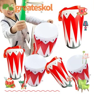 Greateskol เครื่องดนตรีกลองเป่าลม PVC สีแดง แบบสร้างสรรค์ สําหรับงานปาร์ตี้