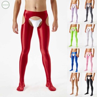 GORGEOUS~Crotchless Leggings Unisex Pantyhose See-through Sexy Underwear Unisex Women