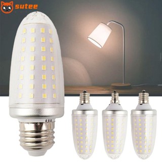 Sutee โคมไฟระย้า Led อลูมิเนียม E12 E17 E26 220V 10.9W สีขาวอบอุ่น สําหรับติดเพดาน