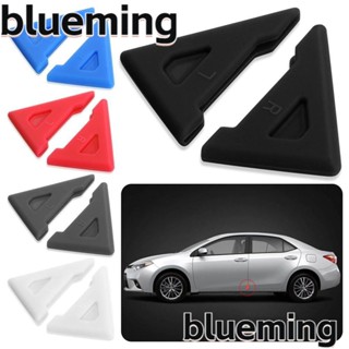 Blueming2 ฝาครอบมุมประตูรถยนต์ ซิลิโคน กันชน กันรอยขีดข่วน แบบพกพา 5 สี 2 ชิ้น