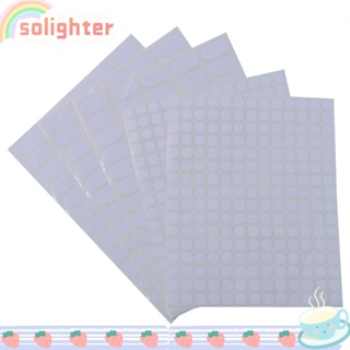 SOLIGHTER สติกเกอร์ฉลาก รูปไข่ มีกาวในตัว สําหรับติดขวดน้ํา