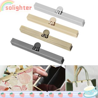 SOLIGHTER ตะขอล็อคกระเป๋า แบบโลหะ สไตล์วินเทจ DIY