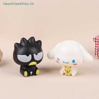 Tweettwehhno ตุ๊กตาฟิกเกอร์ อนิเมะ Cinnamoroll Pachacco Kuromi Hello Kitty น่ารัก DIY ของเล่น ของขวัญ สําหรับเด็ก