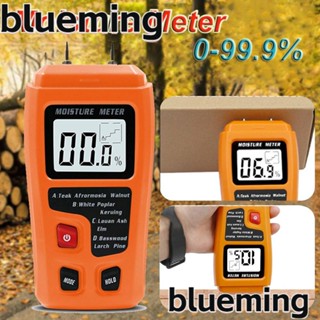 Blueming2 เครื่องตรวจจับความชื้นดิจิทัล LCD 0-99.9% 2Pins