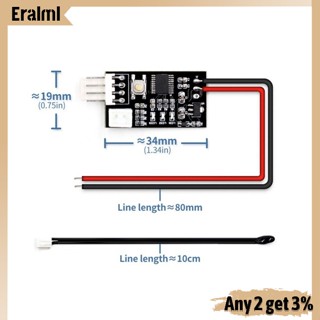 Eralml Vhm-802 พัดลมควบคุมอุณหภูมิ 12v 4 สาย เอาท์พุต Pwm 10%~100% ช่องเดียว มืออาชีพ