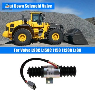 11033954 วาล์วโซลินอยด์ปิดเครื่องรถยนต์ สําหรับ Volvo L90C L150C L150 L120B L180 VOE11033954