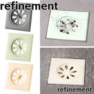 Refinement ที่กรองท่อระบายน้ํา ป้องกันผมร่วง อุปกรณ์เสริม สําหรับอ่างล้างจาน ห้องครัว ห้องน้ํา