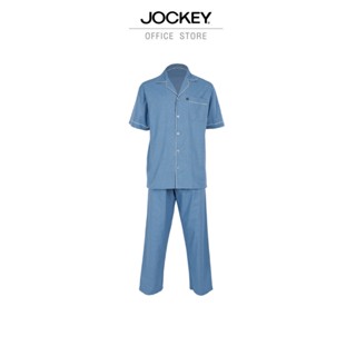 JOCKEY UNDERWEAR ชุดนอน รุ่น SLEEPWEAR KU JK1641B SHORT SLEEVE/PANTS ชุดนอน ชุดนอนผู้ชาย