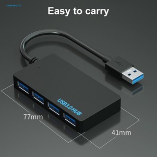 Zaoshanj ฮับ Usb 3.0 4 พอร์ต บางพิเศษ พกพาง่าย สําหรับบ้าน และสํานักงาน